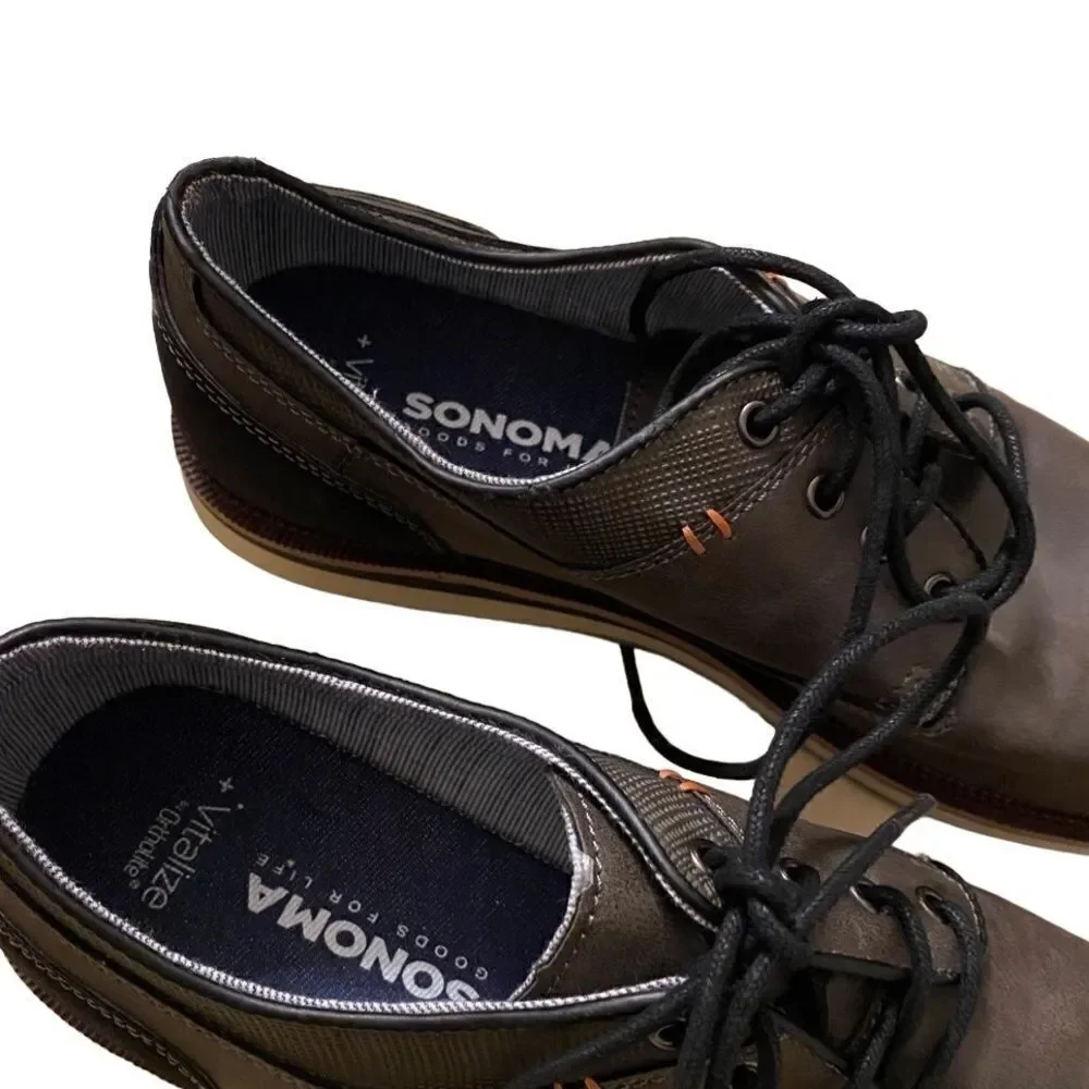 Sonoma Lace Oxford Brown Vitalize by Ortholite Sole 10.5